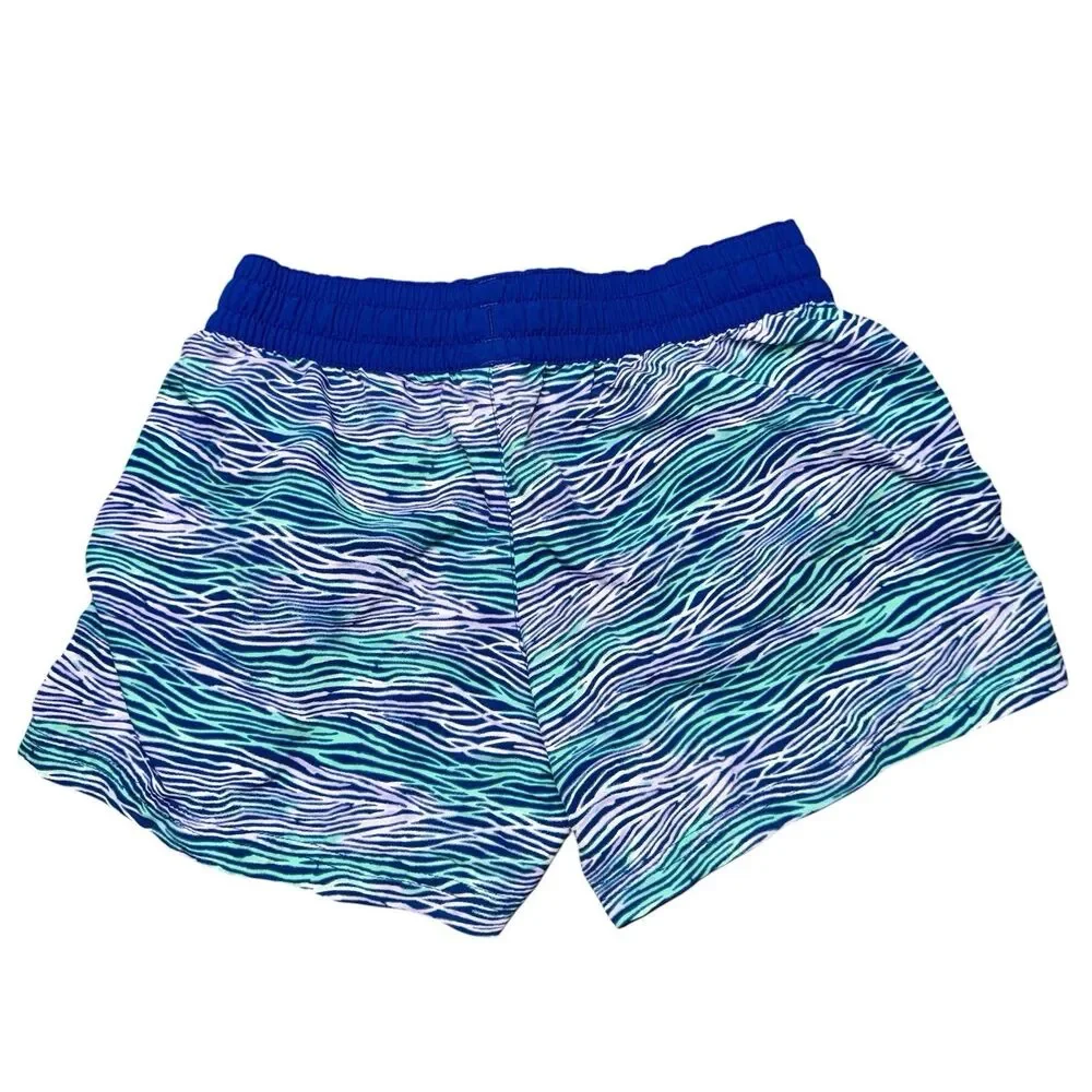 Patagonia Costa Rica Baggies Shorts Kids Size XL Blue Stripes 3